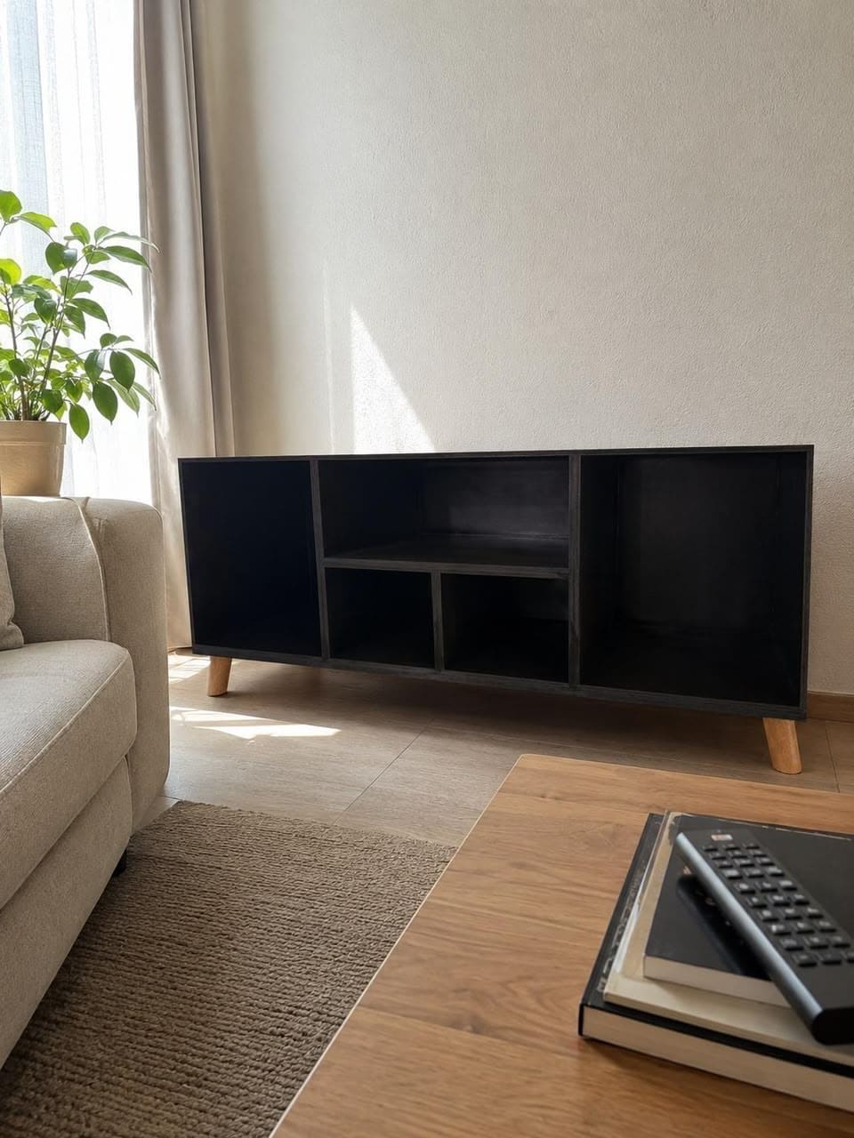 Mueble TV sin puertas
